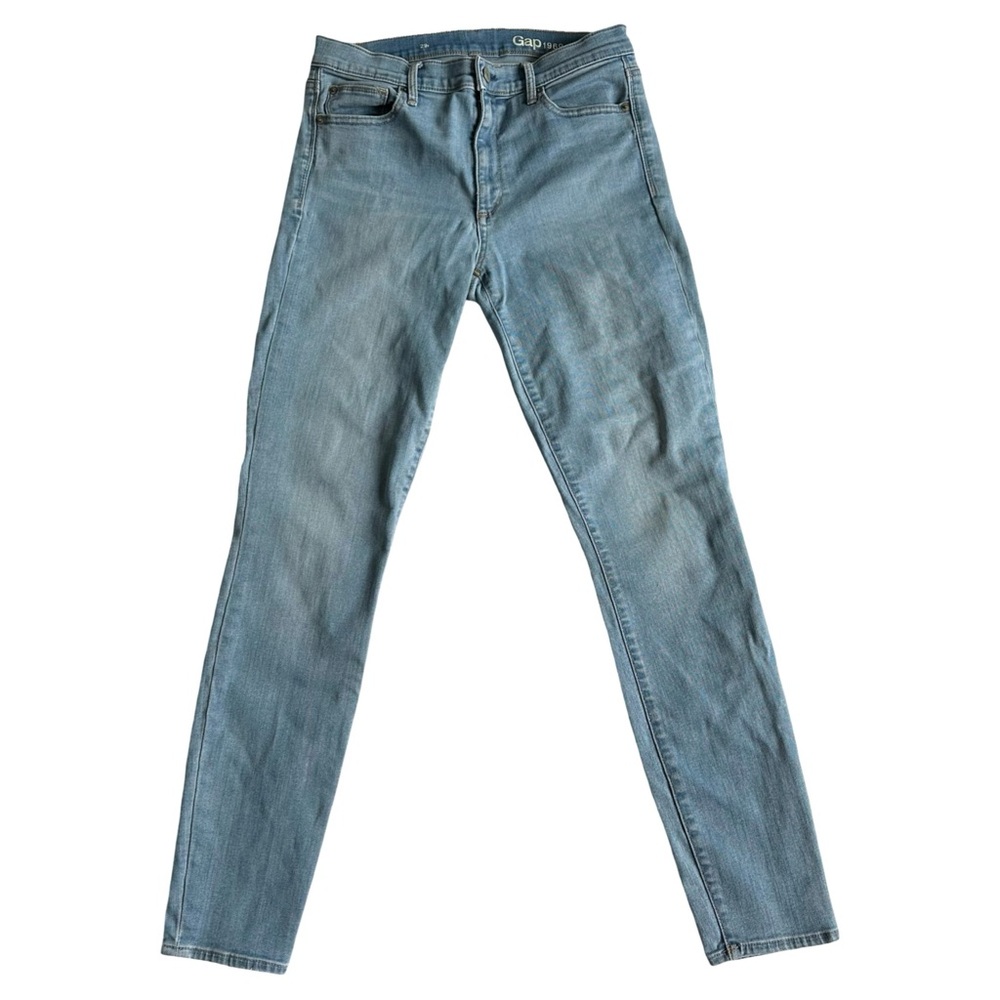 Gap Women’s 1969 Skinny Jeans‎ Stretch Light Indigo Denim Size 29R Preppy